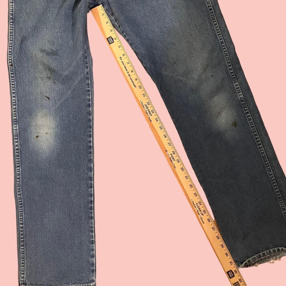 Vintage 80s Wrangler Distressed Western Cowboy Denim‎ Jeans - Picture 7 of 7